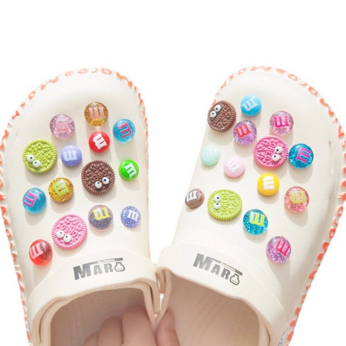 crocs sticker Miếng Dán Trang Trí Hình Cá Ngựa DIYshoes sticker Accessories Stickers Sandals Shoe Decoration