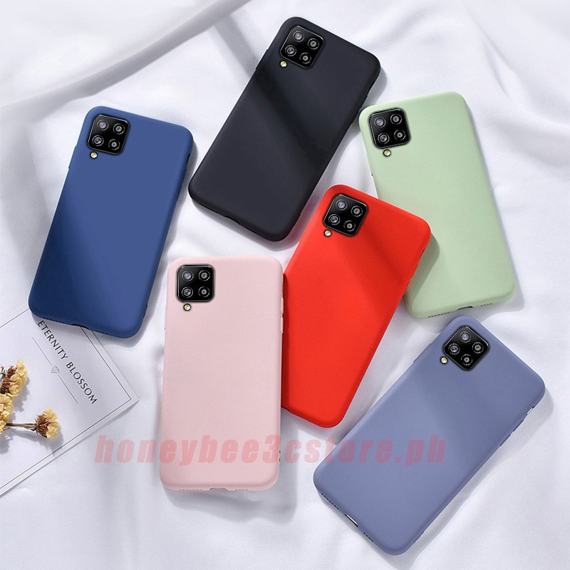 Ốp điện thoại chống sốc bằng silicon lỏng sang trọng dành cho Samsung Galaxy A22 A02 A02s A12 A52s A42 A52 A72 A32