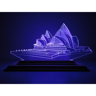 Mô Hình Đèn Led 3D Nhà Hát Opera Sydney