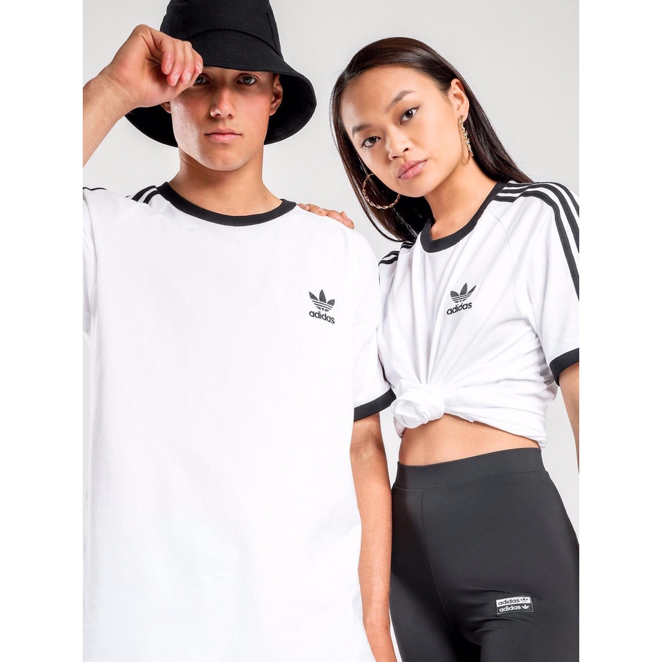 Áo Phông Nữ Adidas 3 Lá Trắng Áo Thun Nam Unisex Thời Trang Local Brand Cặp Đôi VNXK Dư Xịn Thể Thao Cotton 100% Cổ Tròn