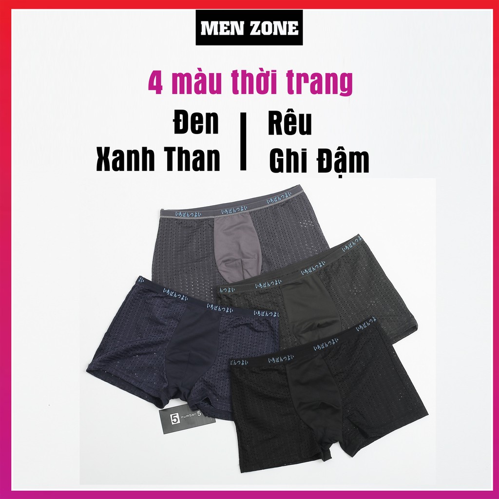 Quần Sịp Đùi Nam Xuất Nhật Thông Hơi Thoáng Khí Cao Cấp MENZONE [DMJ]