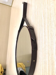 GƯƠNG VIỀN TRÒN DÂY DA D60 ( Đường kính 60cm)