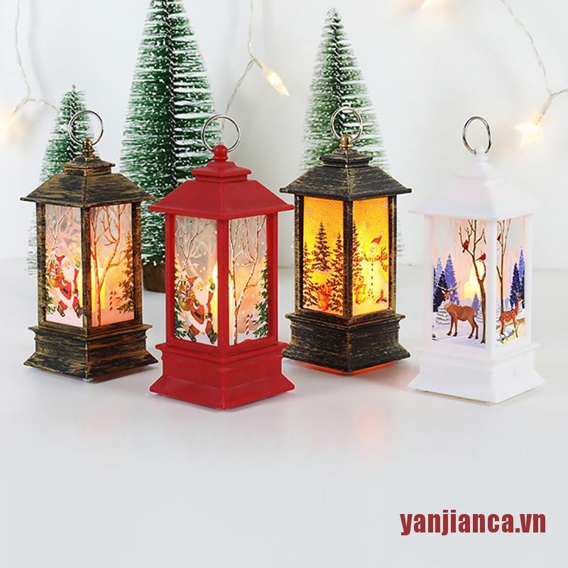 Đèn LED Treo Trang Trí Giáng Sinh Hình Ông Già Noel Tuần Lộc