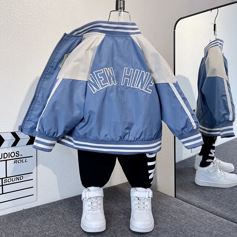 Áo Khoác Thời Trang Xuân Thu Dành Cho Bé Trai 2022