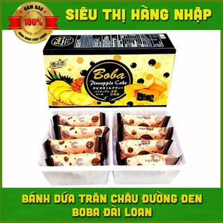 Bánh dứa trân châu đường đen Boba Đài Loan