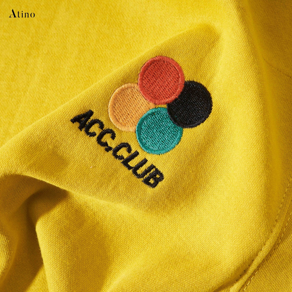 Áo Thun Cộc Tay Cổ Tròn ACCLUB ATINO chất liệu Cotton thoáng mát bền form Regular AP4067