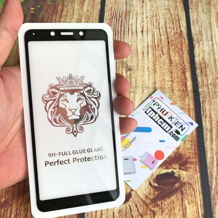 Dán cường lực Full màn hình Full keo Xiaomi Redmi 6