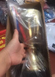 Combo cúp+ 2 cờ giải+7 huy chương vàng