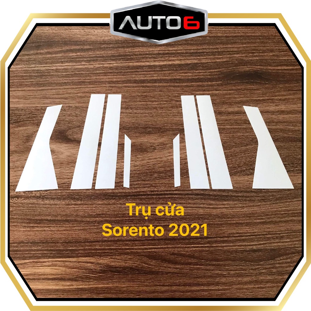 KIA SORENTO 2021 - 2022:  FILM PPF dán bảo vệ TRỤ CỬA - AUTO6 - chống xước, che mờ các vết xước cũ