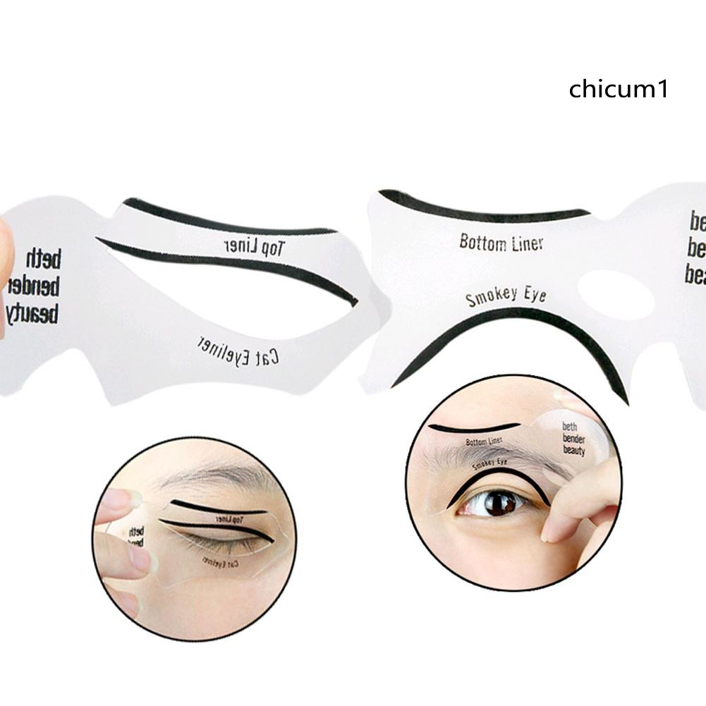 [Hàng mới về] Set 2 khuôn kẻ mắt tự nhiên dễ sử dụng