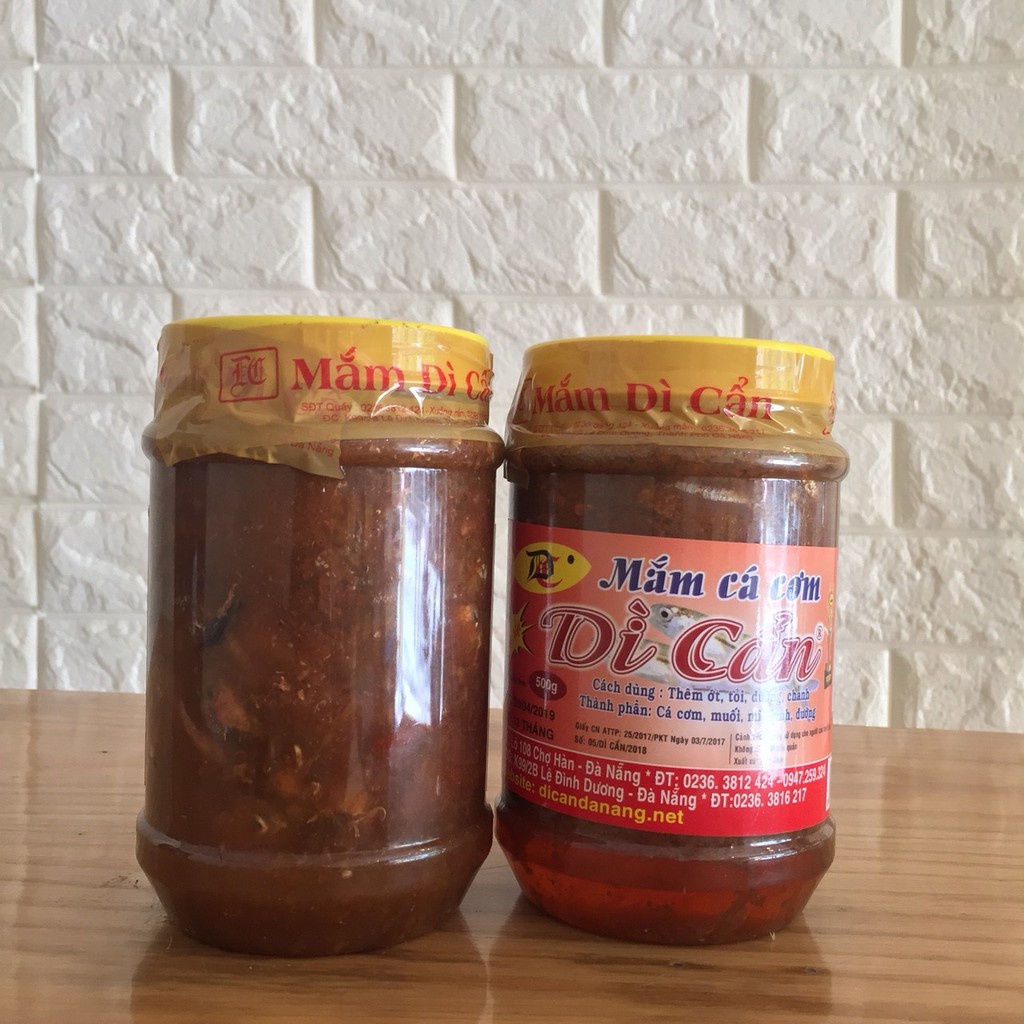 Mắm cá cơm Dì Cẩn 500gram-Đặc sản Đà Nẵng ngon tuyệt vời
