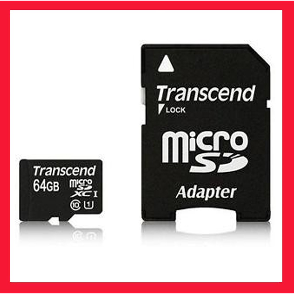 Thẻ nhớ Transcend 64GB MicroSDHC Class10