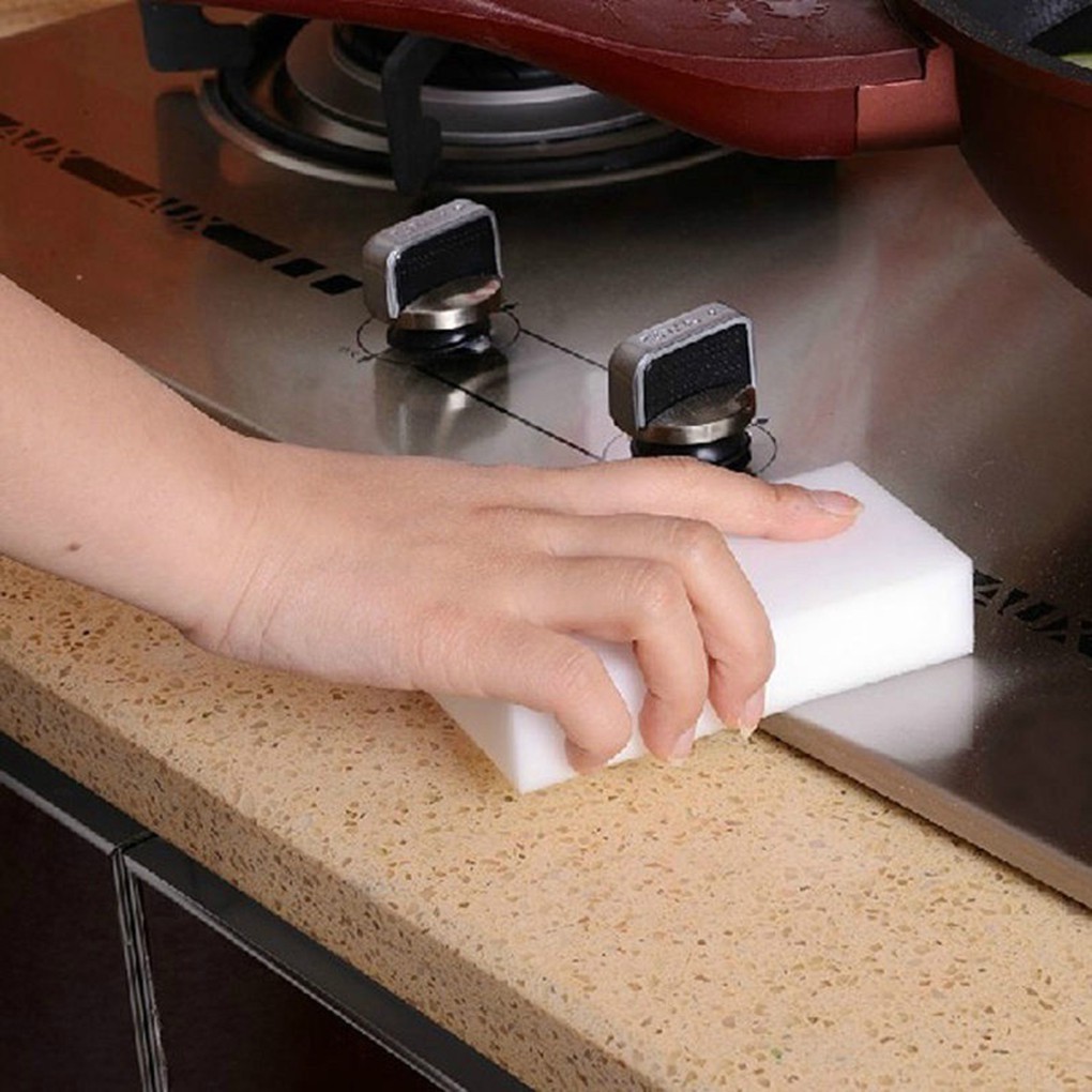 Set 50 Miếng Bọt Biển Vệ Sinh Màu Trắng An Toàn Đa Năng Tiện Dụng