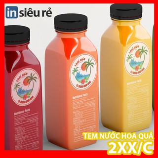 👉TEM CHỐNG NƯỚC - TEM NHÃN DÁN CHAI LỌ 💥 Giá chỉ từ 150đ/tem