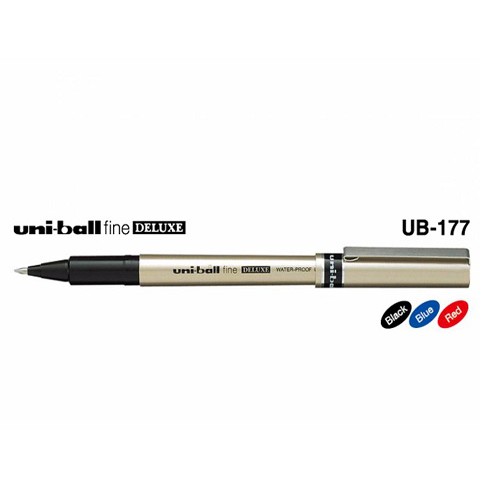 Bút lông bi 0.7mm Uni-ball Fine Deluxe | UB-177, hàng chính hãng sản phẩm chất lượng cao