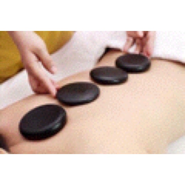 Đá Tròn Đen Dùng Trong Massage Body KT 8.0x 8.0 Độ Dày 1.5cm