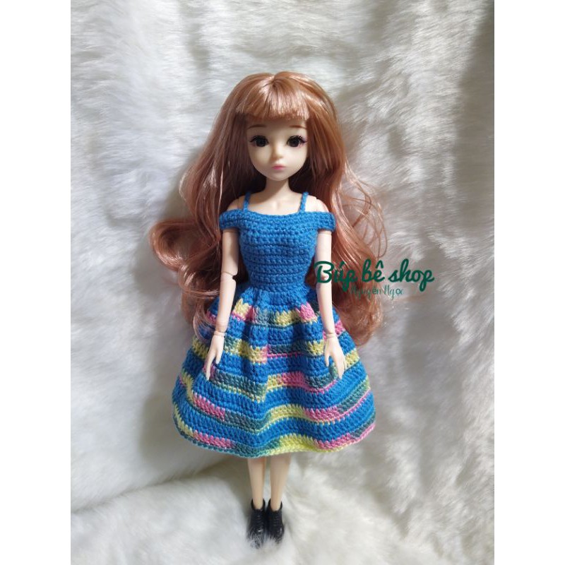 Váy len cho búp bê Barbie, búp bê 30cm