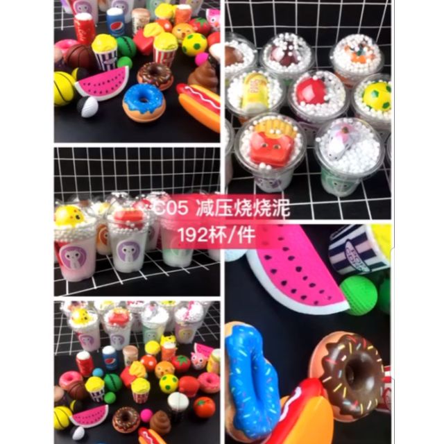 Slime squishy 2in1 hũ 200g