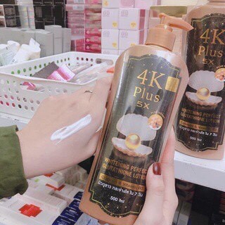 Sữa Dưỡng Thể 4K Plus 5X Thái Lan 500ml + DƯỠNG THỂ ALPHA ARBUTIN LOTION 3PLUS 500ml | BigBuy360 - bigbuy360.vn
