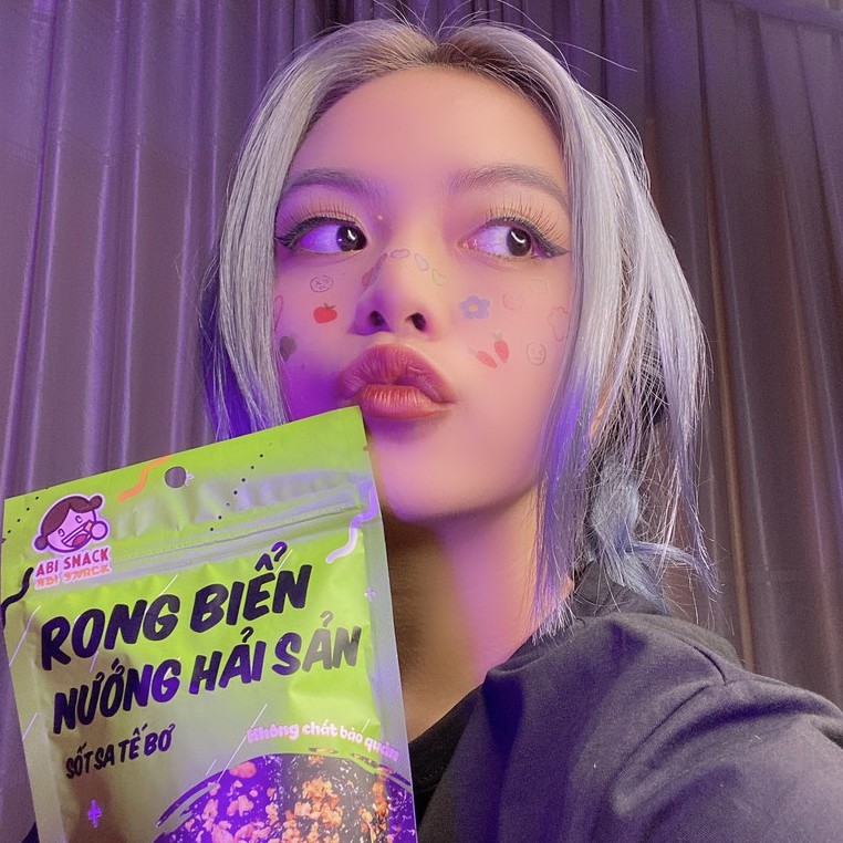 [OFFICIAL STORE] Rong Biển Nướng Hải Sản Abi Snack- Bịch 50g