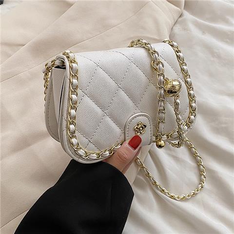 Túi Đeo Vai Hình Vuông Cỡ Nhỏ Phối Dây Xích Thời Trang Cho Nữ