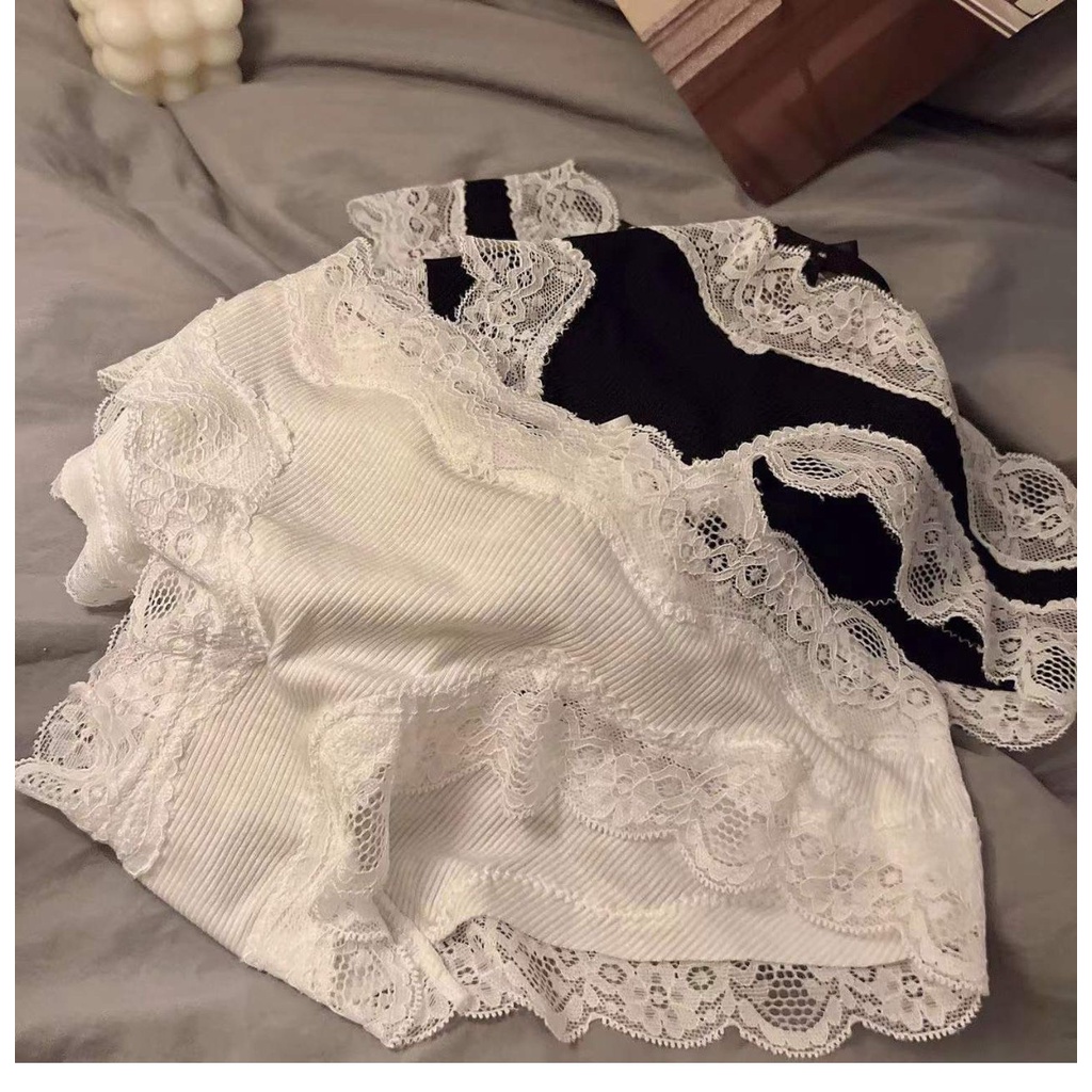 Quần lót Cotton phối Ren cao cấp thiết kế ren điệu đà mềm mại MÃ 920