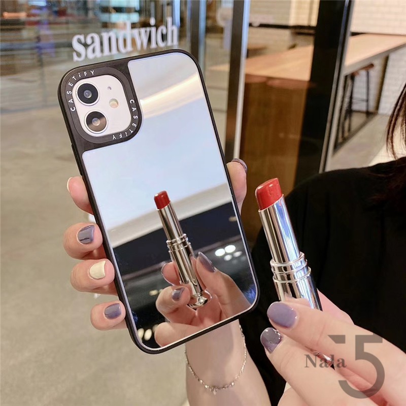 【Hard case】Makeup mirror solid color For iPhone 7/8 Plus / X / XS / XR / XS MAX / 11/11 PRO / 11 Pro MAX / SE2 | BigBuy360 - bigbuy360.vn