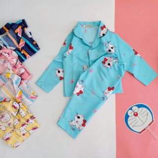 Combo pijama thái tay dài quần dài