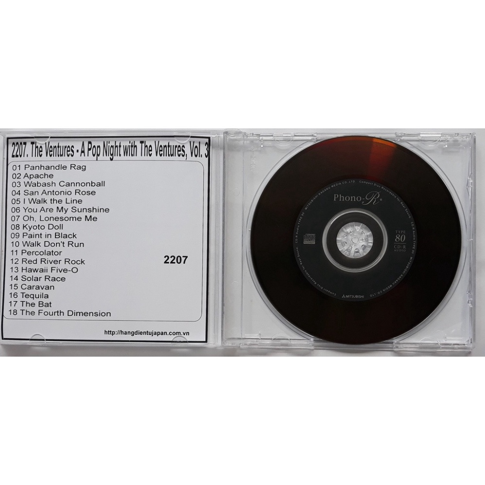 Bộ 4 CD nhóm nhạc The Ventures ( 2206 - 2209 )