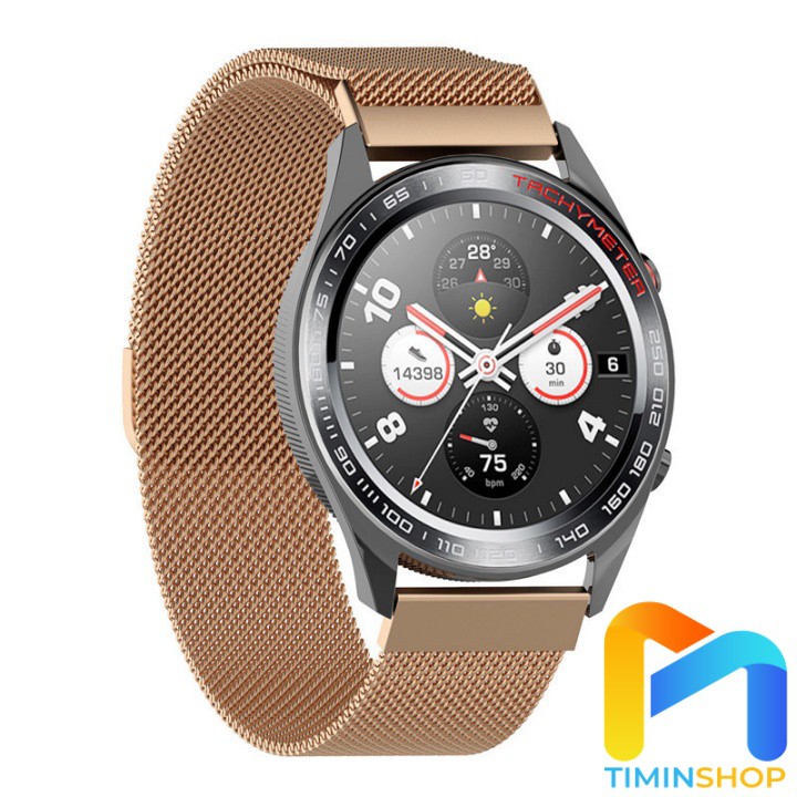 Dây đồng hồ Amazfit GTR 3/ 3 Pro/ GTR 2/ 2e/ GTR 42/ 47mm - thép, khóa nam châm (DT)