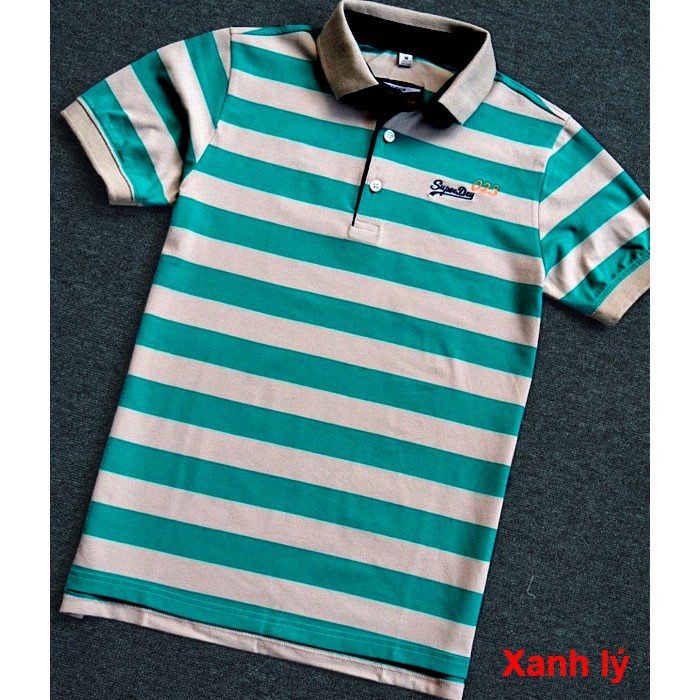 ÁO THUN NAM KẺ SỌC DRY CỔ BẺ | BigBuy360 - bigbuy360.vn