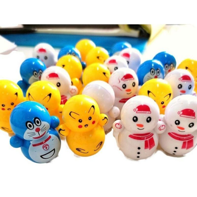 Lật Đật Mini Hình Ngộ Nghĩnh, Dễ Thương Làm Đồ Chơi cho Bé, Trang Trí Nhà Cửa, Bàn Làm Việc