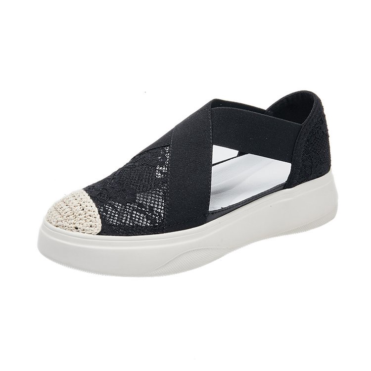 Giày lười IELGY đế dày khoét lỗ thoáng khí thời trang cho nữ