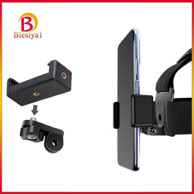 [BLESIYA1] Adjustable Head Strap Belt Mount Holder with Clamp for Sports Camera Phone
