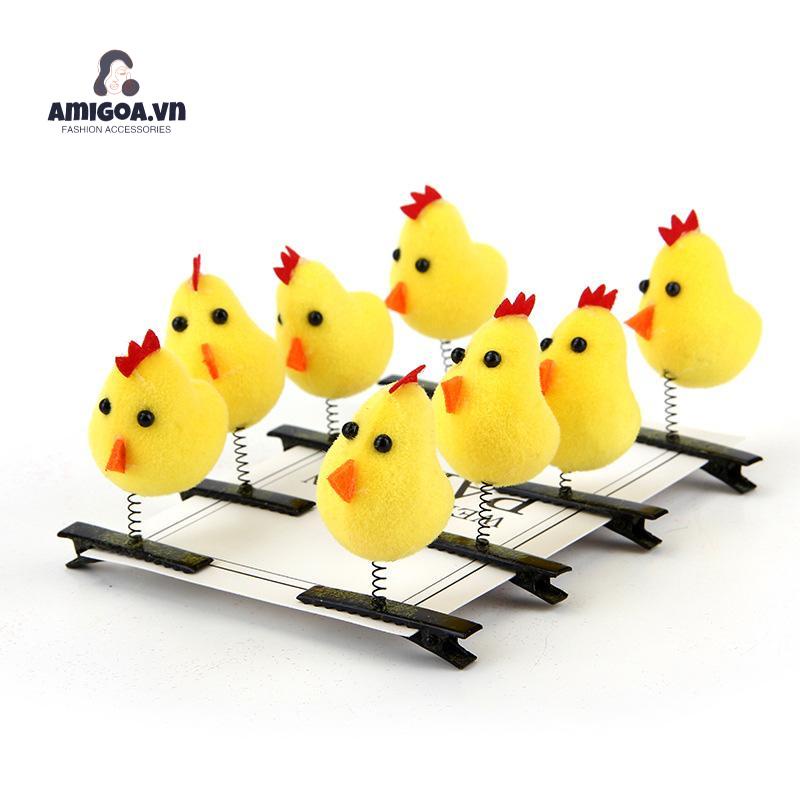 ✨✨Kẹp Tóc Hình Chú Vịt Vàng Nhỏ Nhắn Dễ Thương Cho Bé Gái