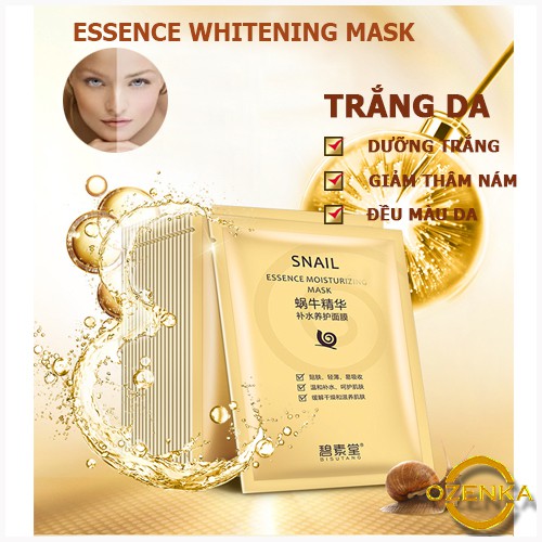 Mặt nạ dưỡng da cấp ẩm snail gold nội địa Trung Quốc NAMA 031.