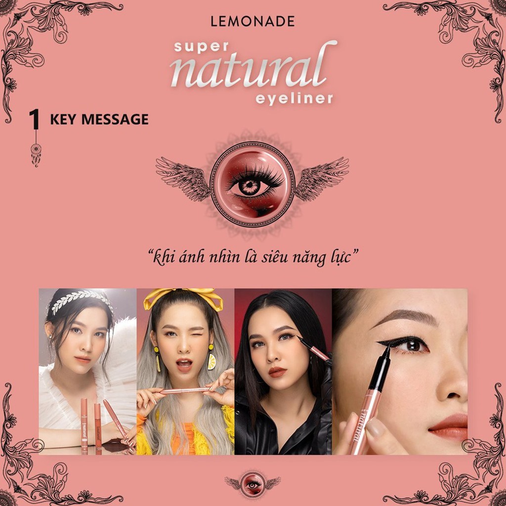 Bút Kẻ Mắt Sắc Mảnh Lemonade SuperNatural Eyeliner Chống Nước, Kháng Lem, Bền Màu 1g | BigBuy360 - bigbuy360.vn