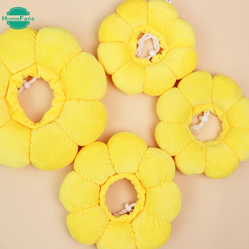 [HF] Vòng Đeo Cổ Elizabeth Bằng Cotton Mềm Mại Chống Liếm Cho Thú Cưng Chó Mèo