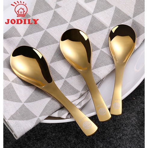 Muỗng Inox 304 Jodily StarHome Mạ Vàng - Cao Cấp - Sang Trọng - Tinh Tế