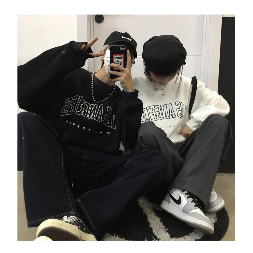 Áo hoodie Losangel phong cách Ulzzang Hàn Quốc tay dài họa tiết in hình phong cách cá tính CoolZ CZ505