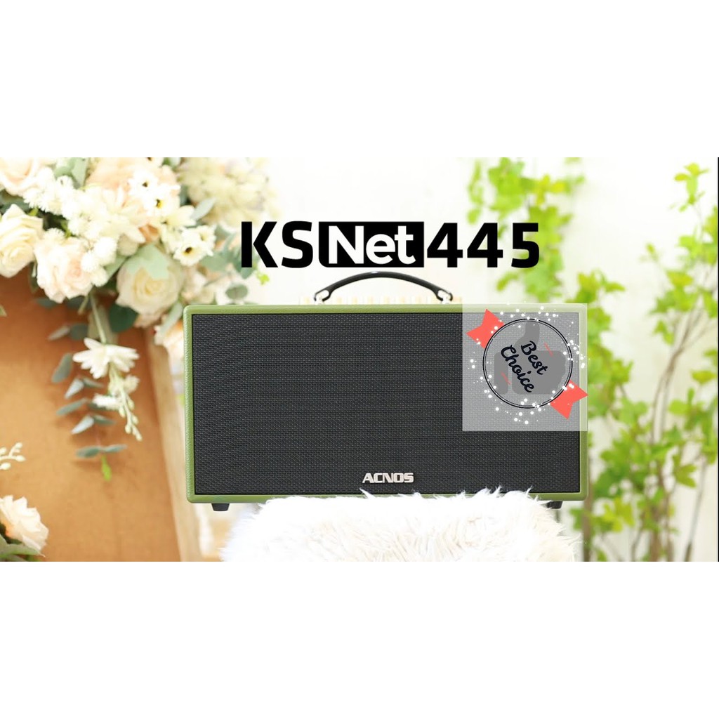 Dàn Karaoke di động ACNOS KSNet 445 - Siêu phẩm cực hay - Hàng chính hãng