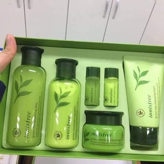 Bộ Chăm Sóc Dưỡng Da Cao Cấp Innisfree Green Tea Balancing Special Skin Care Set Hàn Quốc
