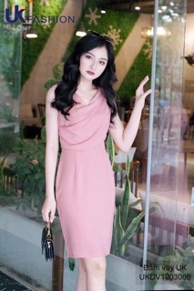 Đầm sát nách xếp ly eo❌siêu đẹp❌