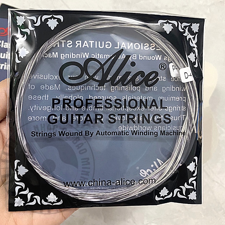 Dây đàn guitar classic Alice AC139, phụ kiện âm nhạc, phụ kiện guitar Alice chính hãng.Tặng kèm phím gảy guitar
