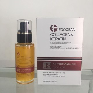 Dầu Dưỡng Tóc Edocean Collagen Keratin 60ml