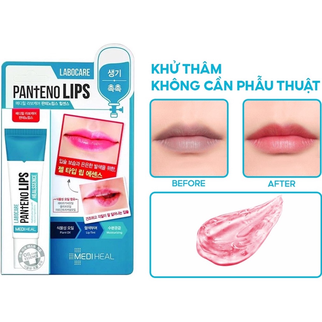 Son dưỡng môi dưỡng ẩm, giảm thâm hiệu quả Mediheal Labocare Pantenolips 10ml