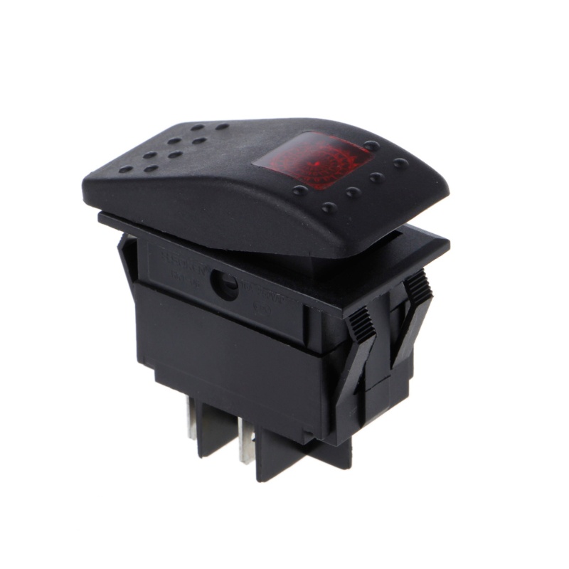 Công tắc đèn 4 Pin 12V 20A cho xe hơi, tàu thuyền