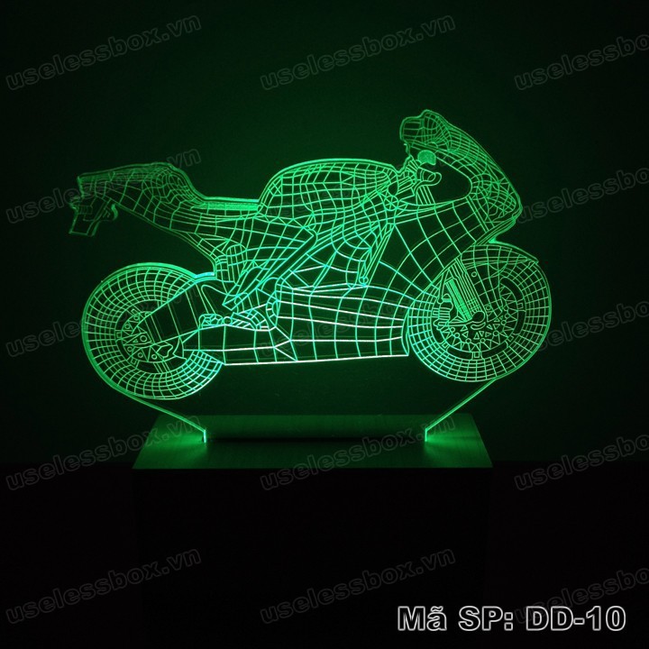 Đèn ngủ 3D hình xe đua mô tô