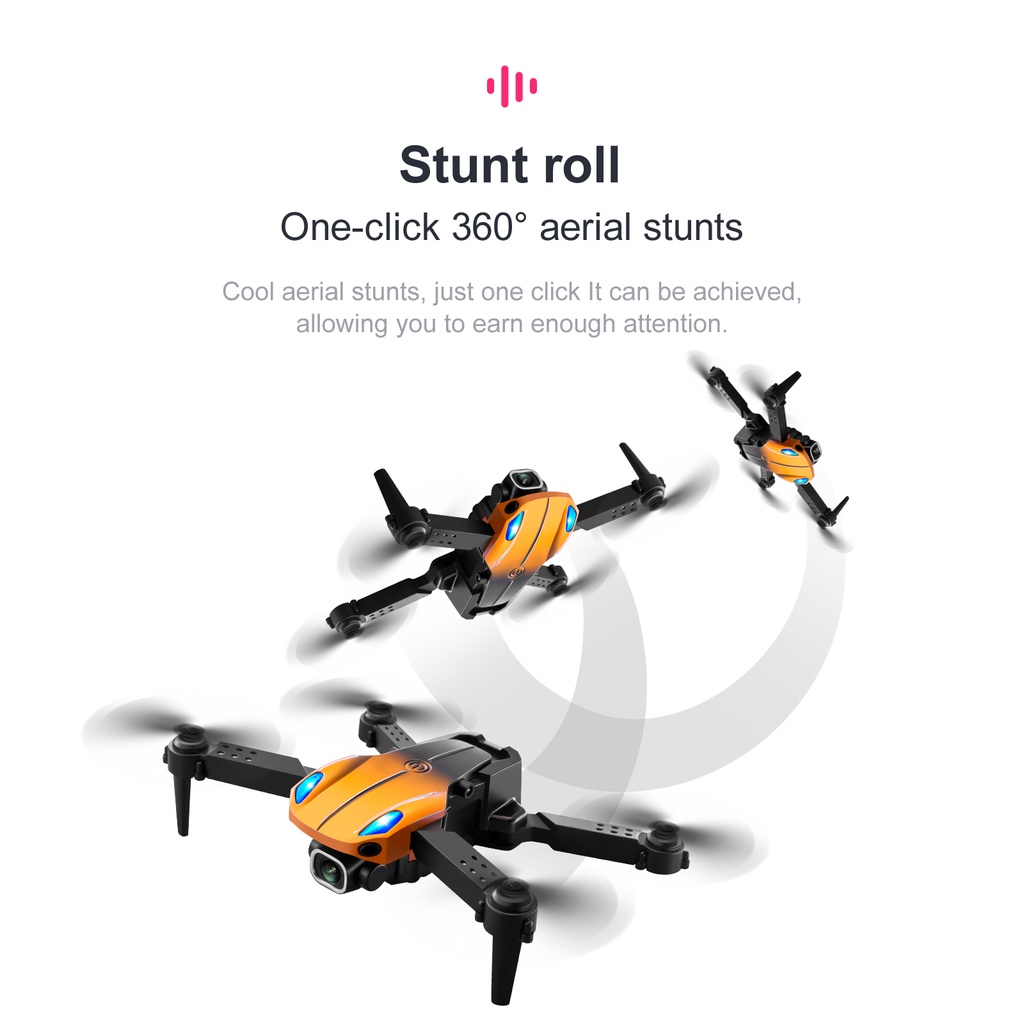 ✅Cảm Biến Va Chạm✅ Flycam mini KY-906, Máy bay điều khiển quay phim chụp ảnh HD tặng kèm bộ cánh dự phòng