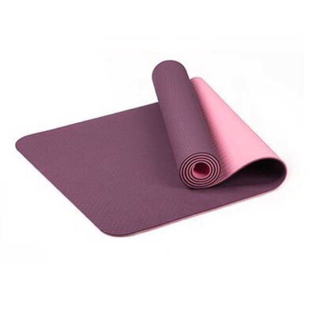 Thảm Tập Yoga, Thể thao TPE ECO FriendLy Chính Hãng Dày 6mm